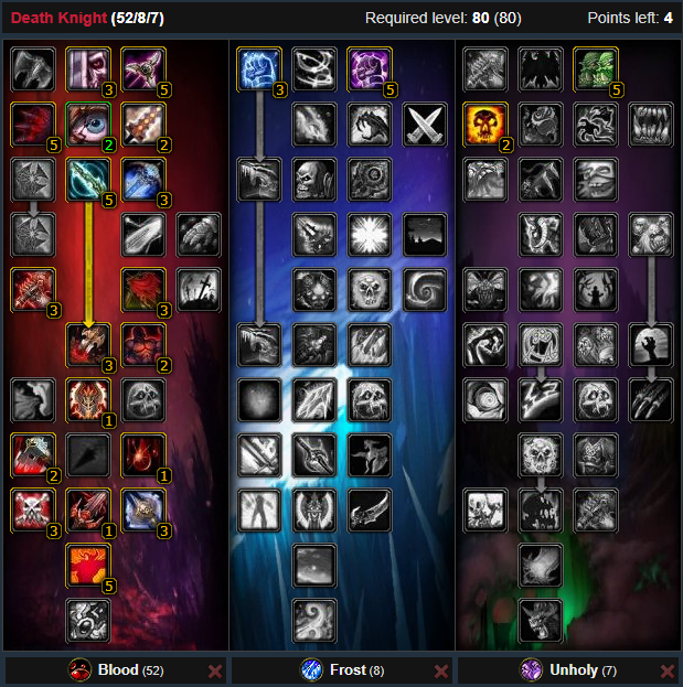 WotLK PVE Blood Death Knight Tank Guide Quick 