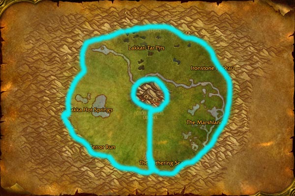 Ungoro Crater Mining route